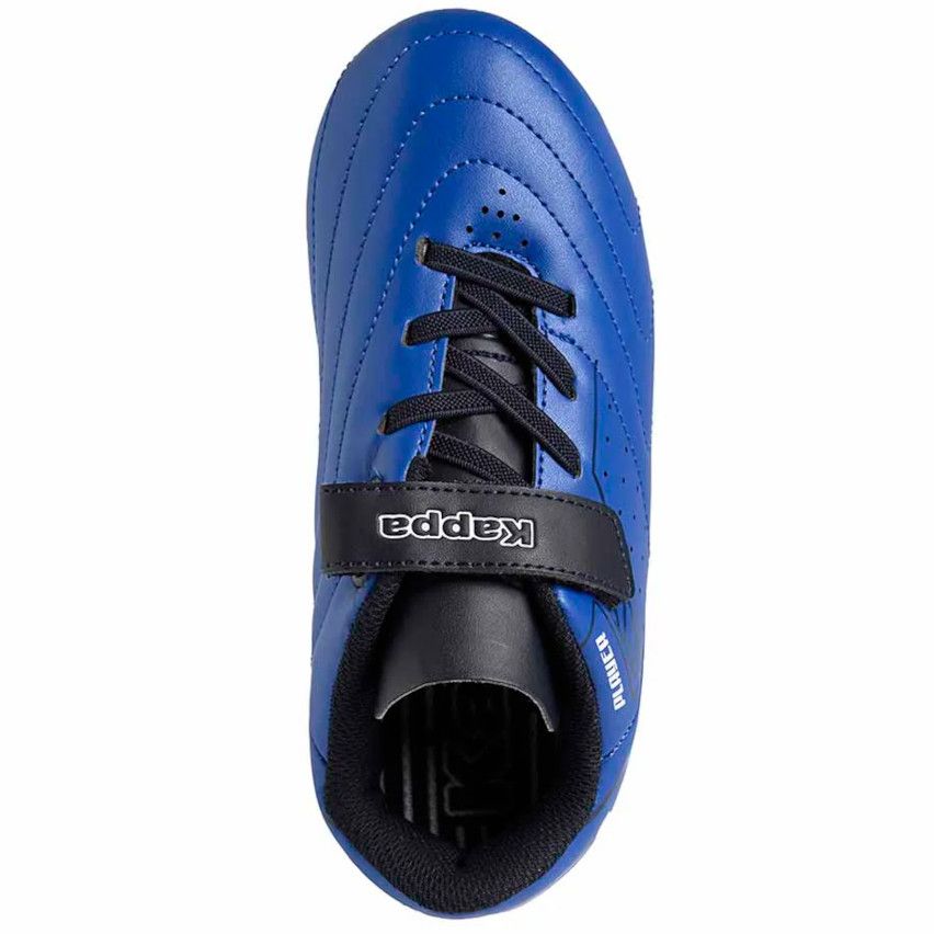 chaussures rugby enfants scratchs bleu terrain sec - Kappa