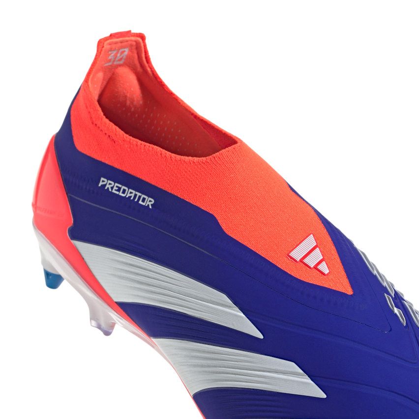 Chaussures Rugby Predator Élite SG Sans Lacets Crampons Hybrides Tout Terrain Bleu - Adidas