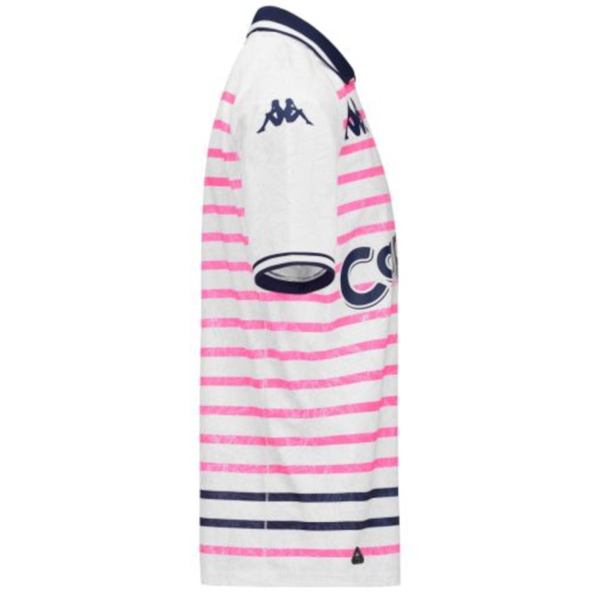 Maillot Rugby Kombat Third Stade Francais Paris Enfant 2024/2025 Blanc - Kappa