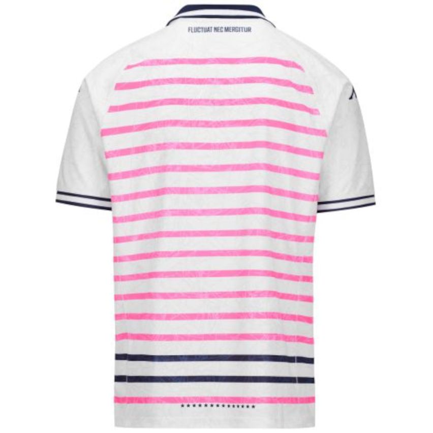 Maillot Rugby Kombat Third Stade Francais Paris Enfant 2024/2025 Blanc - Kappa