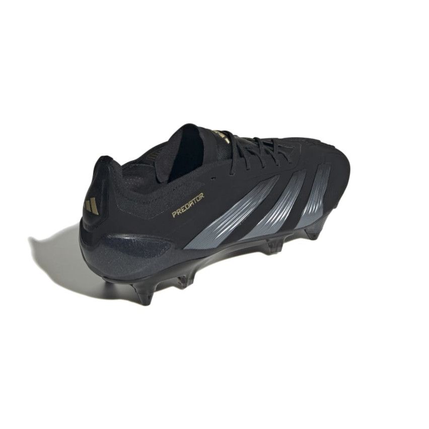 Chaussures Rugby Predator Élite SG Crampons Hybrides Tout Terrain Noir/Or - Adidas