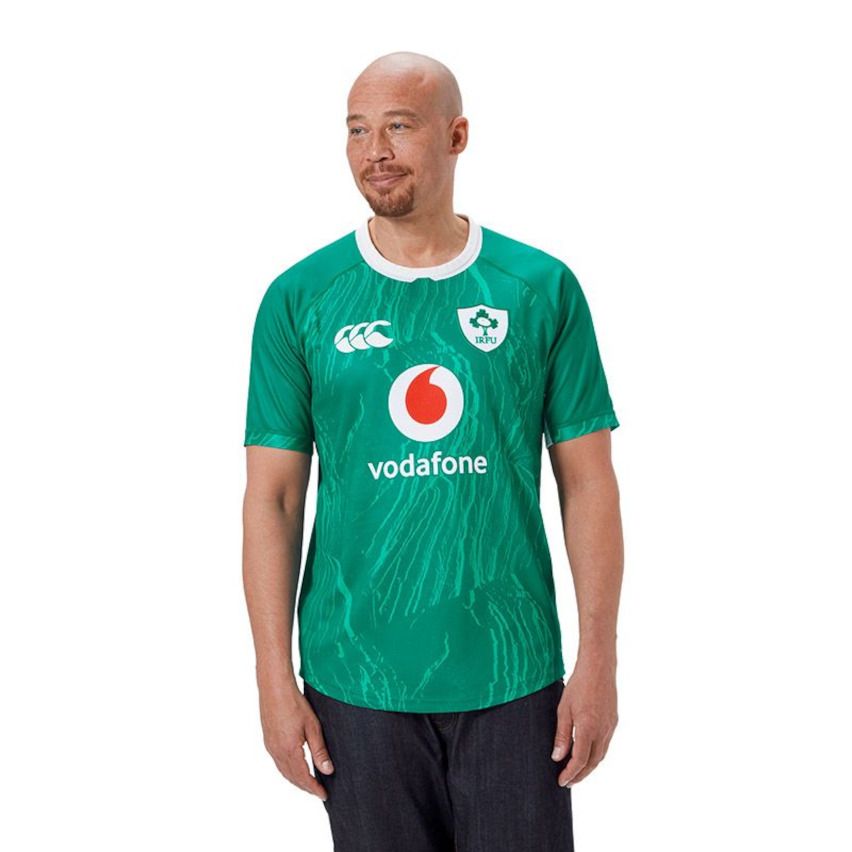 Maillot Rugby Irlande Domicile 2024/2025 Vert/Blanc - Canterbury