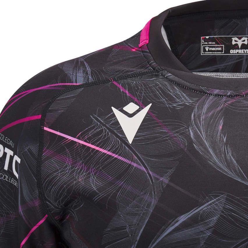 Maillot De Rugby Domicile Ospreys 2024/2025 - Macron