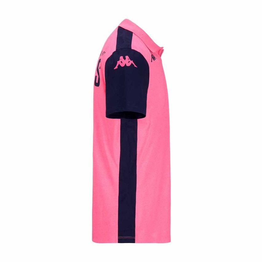 Polo Stade Français Paris Abiangy 8 Rose/Bleu 2024/2025 - Kappa