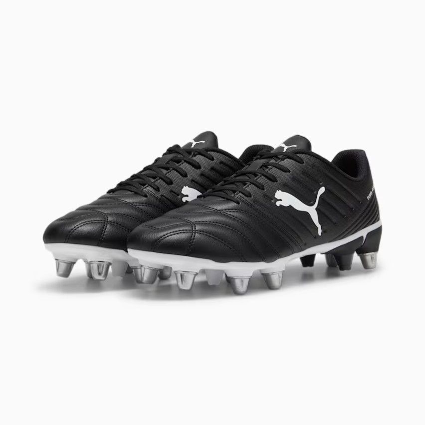 Chaussures Rugby Puma Avant Crampons Vissés Noir Terrain Gras - Puma