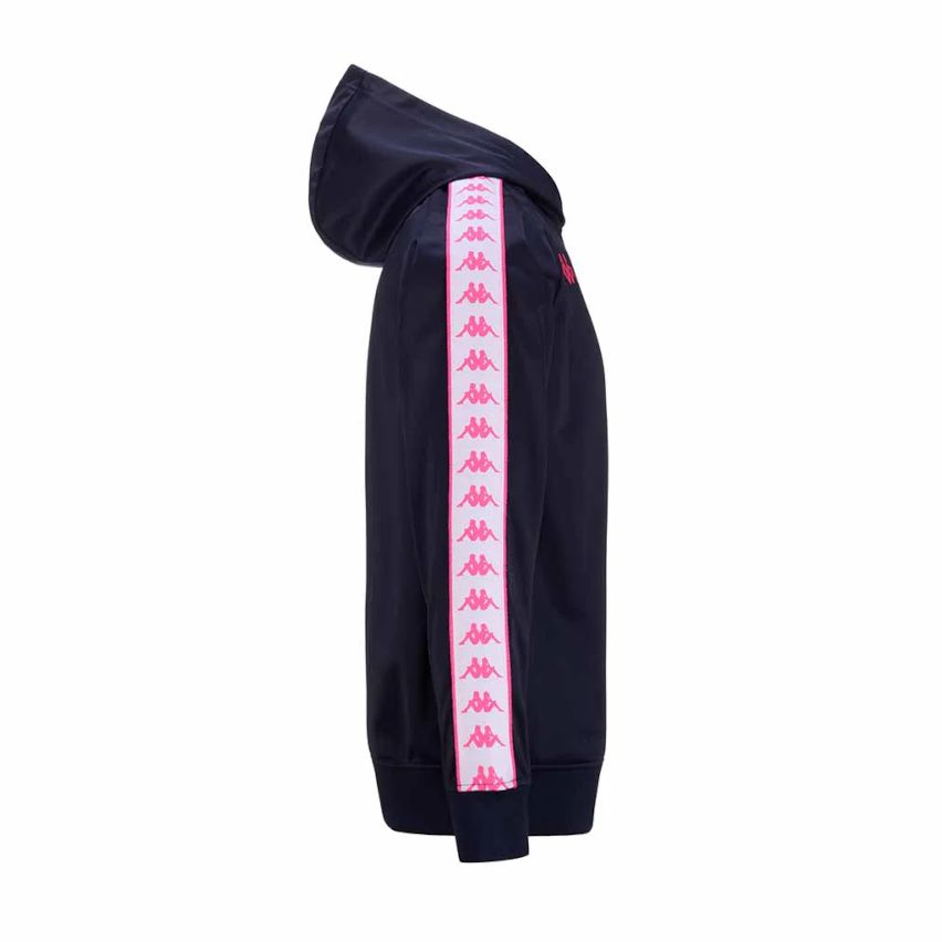 Sweat A Capuche Rugby 222 Banda Zeustivy Stade Français Paris 2024/2025 Bleu - Kappa