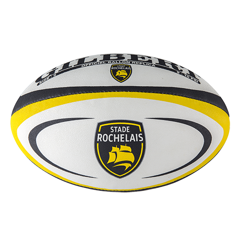 Ballon Rugby Replica La Rochelle Taille 5 - Gilbert
