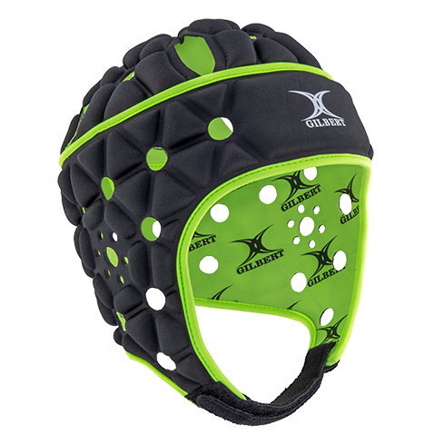 Casque Rugby Air Noire/Vert - Gilbert