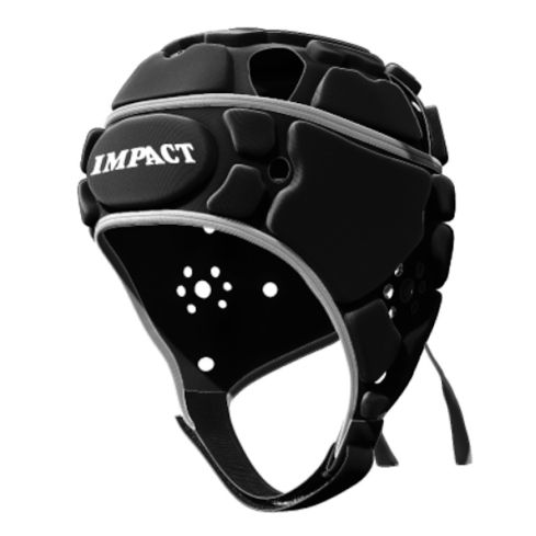 Casque Rugby Noir - Impact Rugby