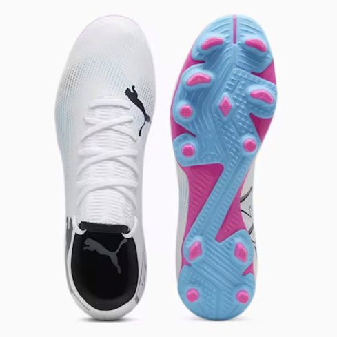 Chaussures Rugby Future 7 Play Moulées Terrain Sec Blanc - Puma