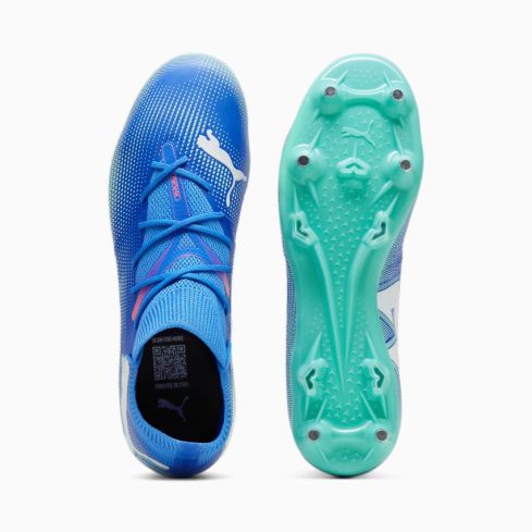 Chaussures Rugby Future 7 Match MxSG Crampons Hybrides Tout Terrain Bleu - Puma