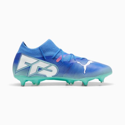 Chaussures Rugby Future 7 Match MxSG Crampons Hybrides Tout Terrain Bleu - Puma