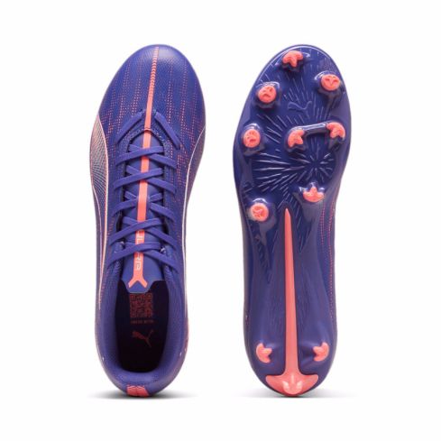 Chaussures Rugby Ultra 5 Play FG/AG Crampons Moulés Terrain Sec Violet - Puma