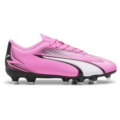 Chaussures Rugby Enfant Ultra Play FG Crampons Moulés Terrain Sec Rose - Puma