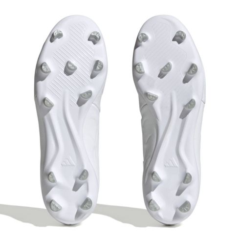 Chaussures Rugby Copa Pure.3 Moulées Terrain Sec Blanche - Adidas