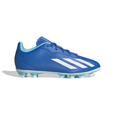 Chaussures rugby Crazy Fast.4 Moulées Terrain Sec Enfant Bleu - Adidas