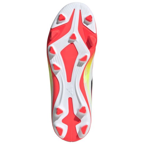 Chaussures Rugby Enfant F50 Club FG/MG Crampons Moulés Terrain Sec Blanc/Fluo/Rose - Adidas