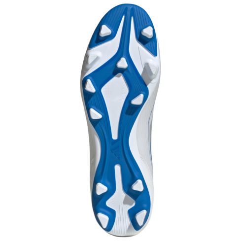 Chaussures Rugby F50 Club FG/MG Crampons Moulés Terrain Sec Blanc/Bleu - Adidas