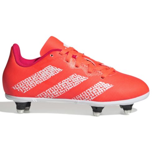 Chaussures Rugby Junior SG Crampons Vissés Terrain Gras Orange - Adidas