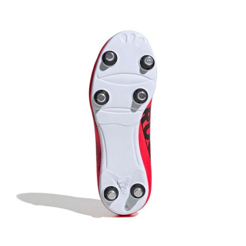 Chaussures Rugby Junior SG Vissées Terrain Gras Rouge - Adidas