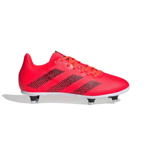 Chaussures Rugby Junior SG Vissées Terrain Gras Rouge - Adidas