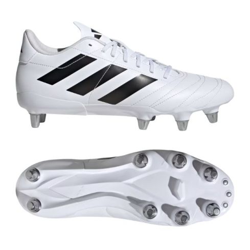 Chaussures Rugby Kakari (SG) Crampons vissés Terrain Gras Cloud White/Core Black/Silver Metallic - Adidas