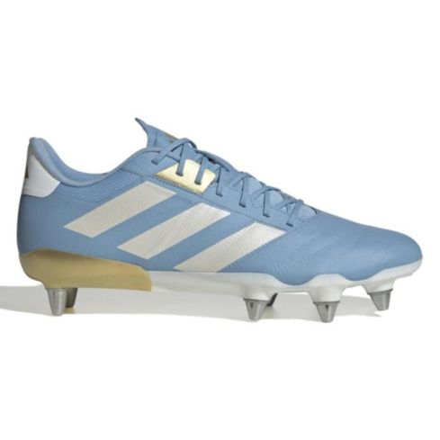 Chaussures Rugby Kakari SG/RS Crampons Vissés Terrain Gras Bleu Ciel - Adidas
