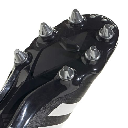 Chaussures Rugby Kakari SG Crampons Vissés Terrain Gras Noir - Adidas