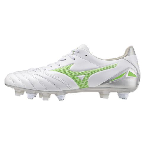 Chaussures Rugby Morelia Neo IV Pro Mix Crampons Hybrides Vert/Blanc - Mizuno