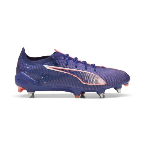 Chaussures rugby Ultra 5 Ultimate Crampons Vissés (SG) Mauve Rose Clair Blanc - Puma