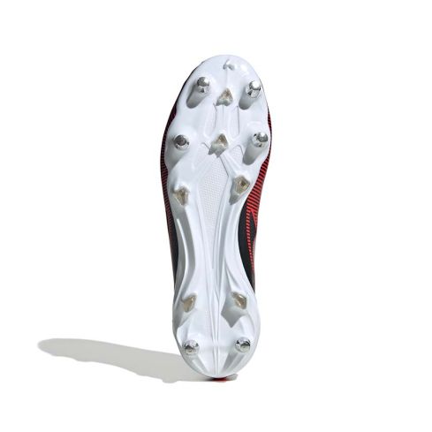 Chaussures Rugby Adizero RS15 Ultimate Hybrides Tout Terrain Noir et Rouge - Adidas