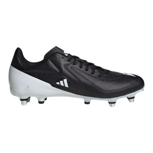 Chaussures Rugby RS15 Arrières (SG) Crampons hybrides Terrain Gras Black/ White - Adidas