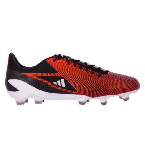 Chaussures Rugby RS15 Pro FG Crampons Moulés Terrain Sec Noir Et Rouge - Adidas