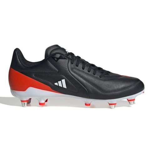 Chaussures Rugby RS15 Elite SG Crampons Hybrides Tout Terrain Noir et Rouge - Adidas