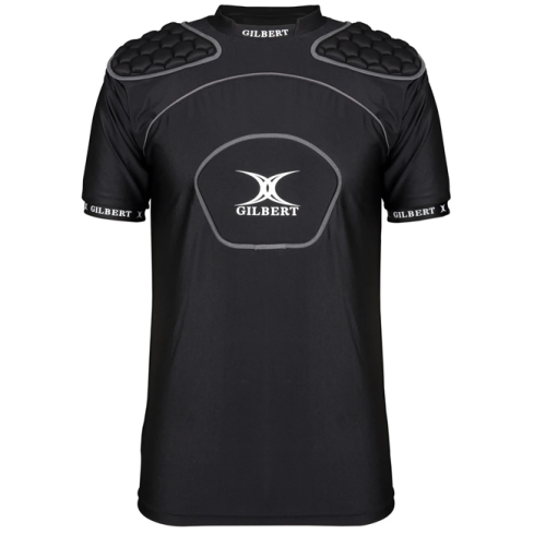 Epaulière Rugby Enfant Atomic V3 Noir/Charbon - Gilbert