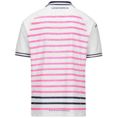Maillot Rugby Kombat Third Stade Francais Paris Enfant 2024/2025 Blanc - Kappa