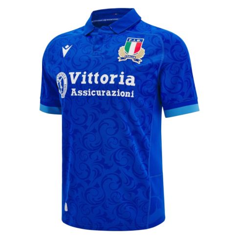 Maillot Domicile Adulte Fédération Italienne de Rugby  2024/25- MACRON