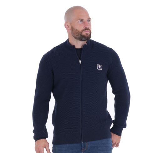 Gilet zippé Rugby Club Ruckfield bleu marine - Ruckfield