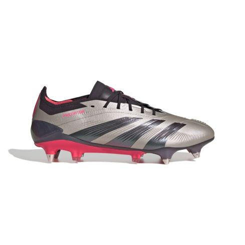 Chaussures Rugby Predator Élite SG Crampons Hybrides Tout Terrain Gris - Adidas