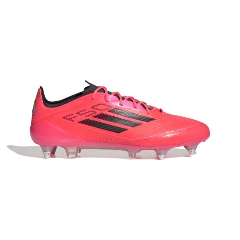 Chaussures Rugby F50 Elite SG Crampons Hybrides Tout Terrain Rose/Noir - Adidas
