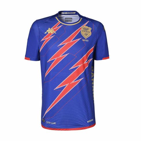 Maillot Rugby Kombat Stade Français Pro Away Bleu  2023/2024- Kappa