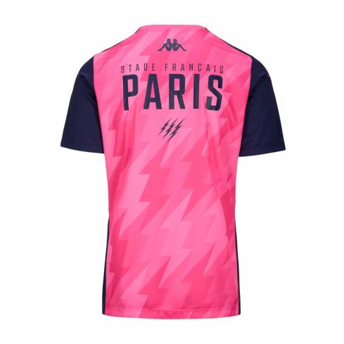 Maillot Aboupre Pro 8 Stade Français Paris Rose 2024/2025 - Kappa