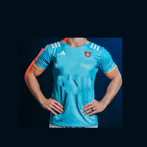 Maillot rugby USAP Perpignan Domicile 2024-2025 (Sans les sponsors)- ADIDAS