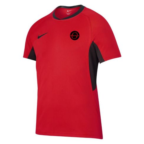 BADGE Maillot Rugby Entrainement Crew Razor Chilly-Mazarin Rouge et Noir - Nike