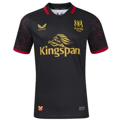 Maillot Rugby Ulster 2024-2025 Noir - CASTORE