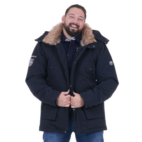 Parka à capuche Rugby Ruckfield Club bleu marine - Ruckfield