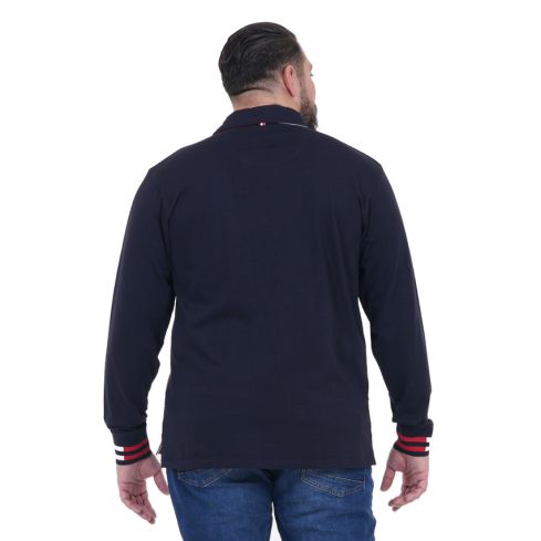 Polo A Manches Longues French Rugby Club Bleu Marine + 1 T-Shirt Offert - Ruckfield