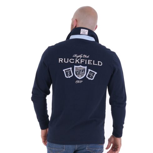 Polo Rugby manches longues bleu marine Club Ruckfield - Ruckfield