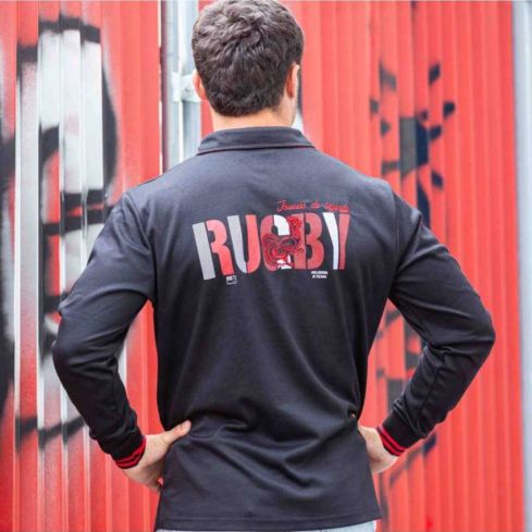 Polo Rugby Manches Longues Stadium - Rugby Religion