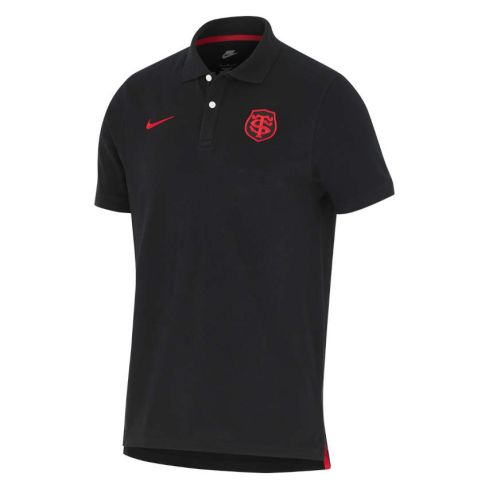 Polo Rugby Piqué Stade Toulousain 2024/2025 Noir - Nike